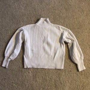 White Turtle Neck Sweater